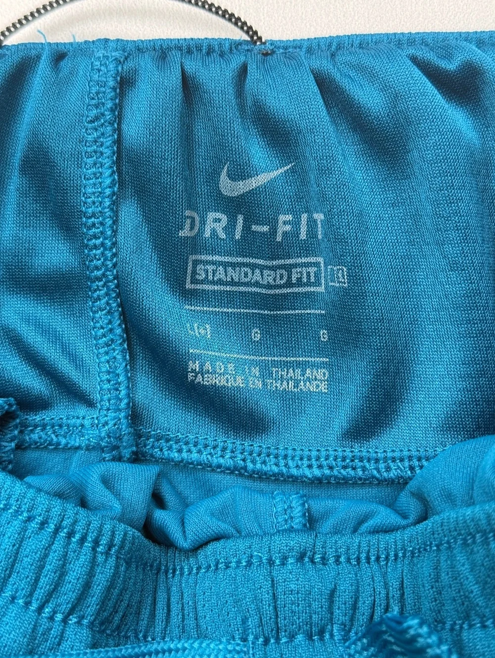 Nike Athletic Shorts Blue Dri-Fit Standard Fit - Boys Large+ Husky